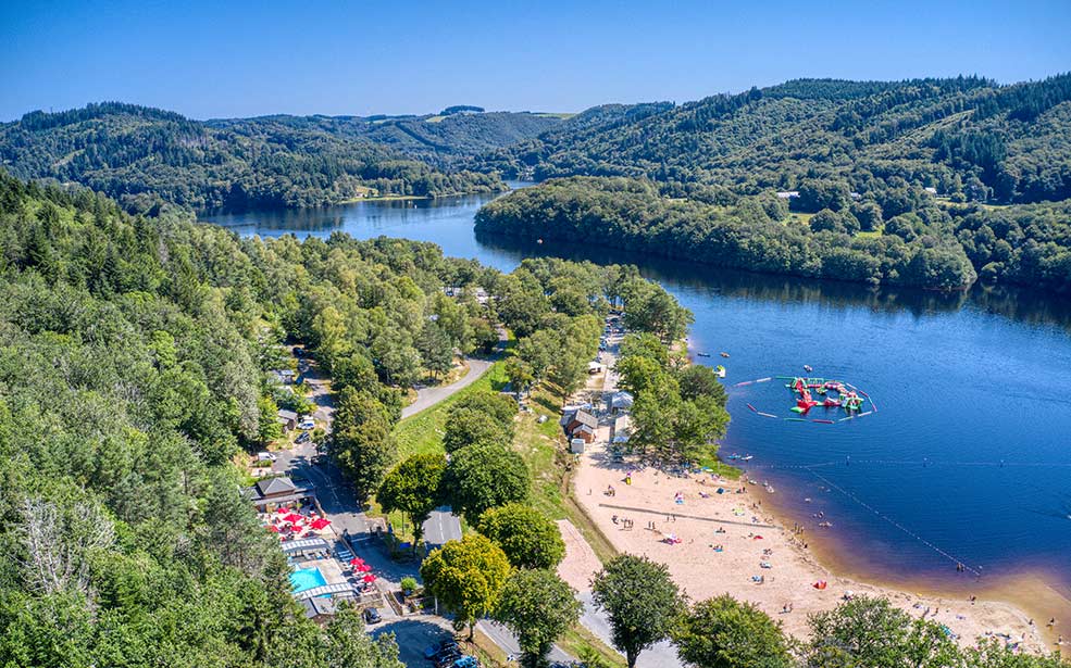 alentours lac et plage correze